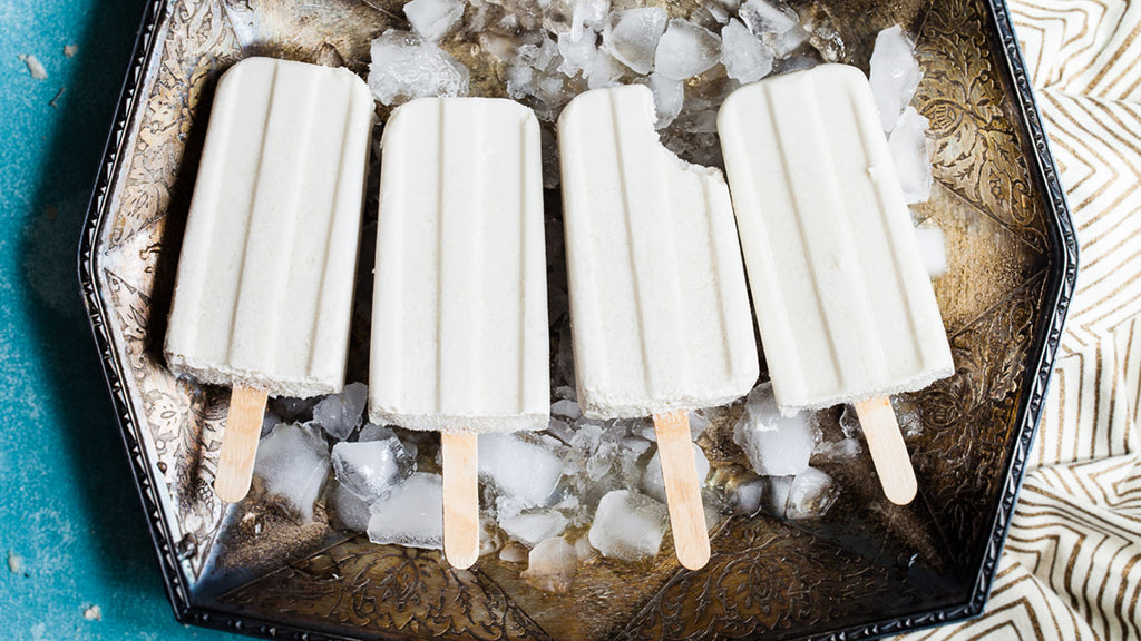 Honey, Ginger and Coconut Popsicles (DF, GF, VEG.)