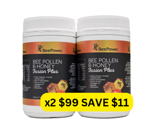 Beepower Fusion Plus Capsules 2 x 180 Pk - Mudgee Honey Haven