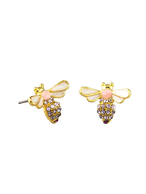 Earing - Busy Bee Pink - Mudgee Honey Haven