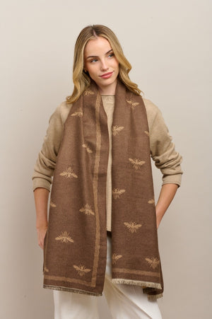 Scarf - Bee Coffee - Mudgee Honey Haven