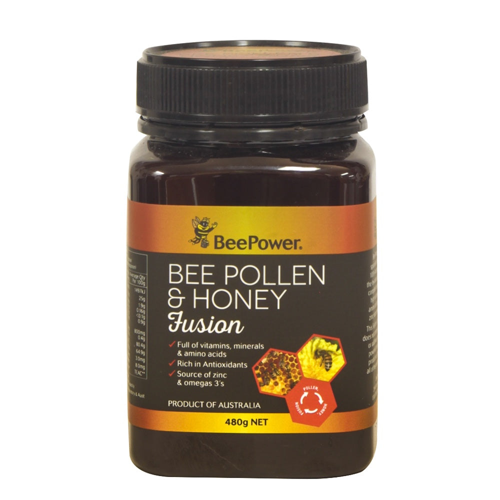 Beepower Pollen & Honey Fusion 480g - Mudgee Honey Haven