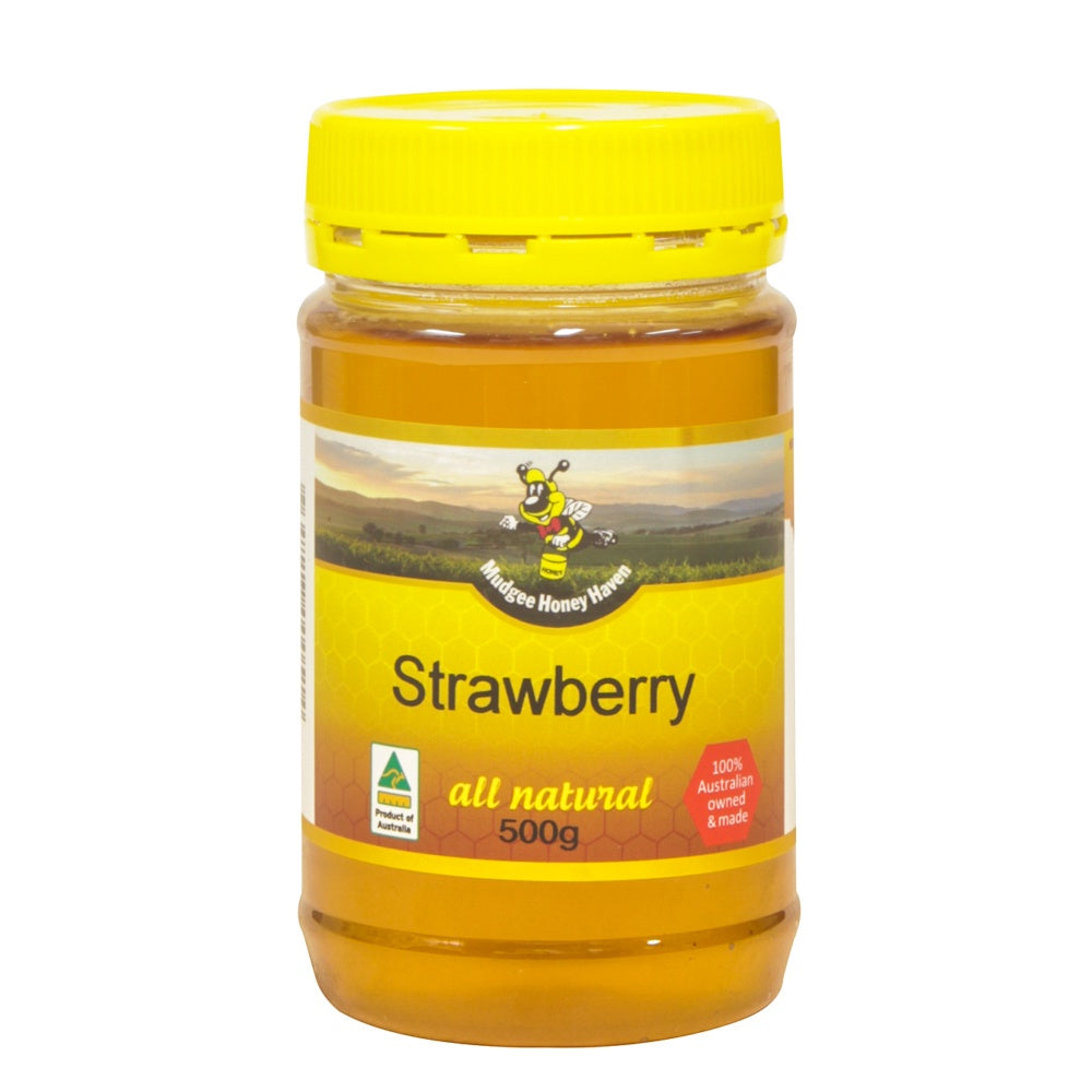 Strawberry Honey 500g - Mudgee Honey Haven
