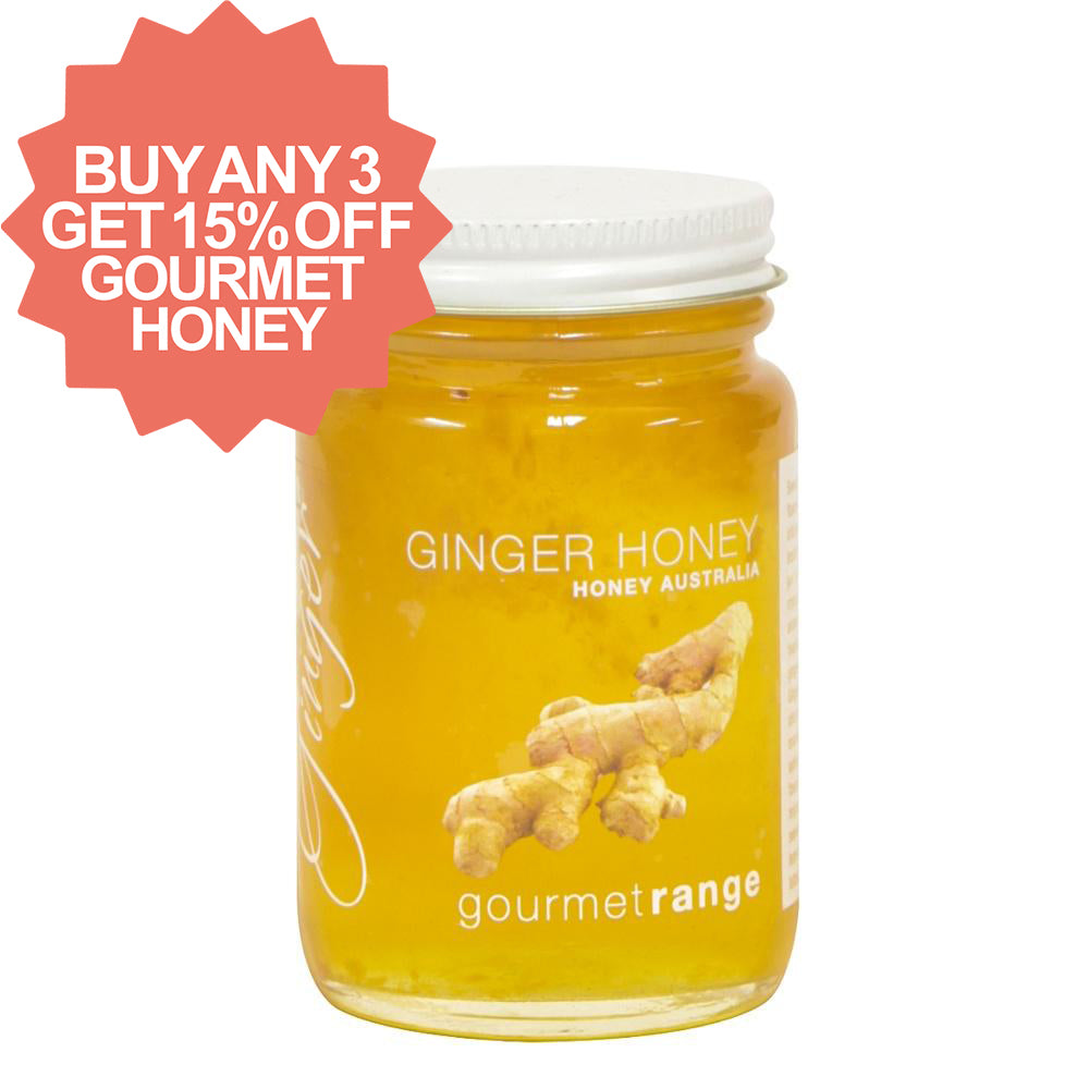 Honey Australia 170g Ginger - Mudgee Honey Haven