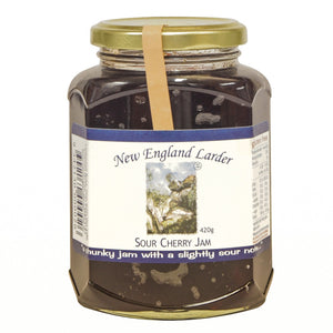 New England Larder Sour Cherry Jam 375g - Mudgee Honey Haven